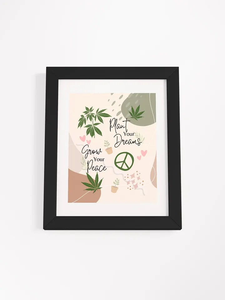 Grow Peace Botanical Dreams Framed Poster product image (2)