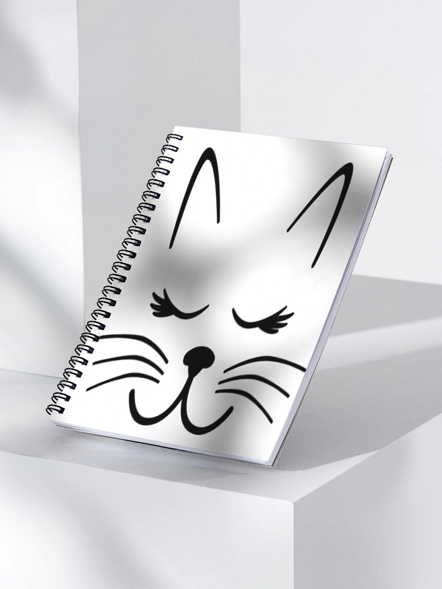 Whimsical Animal Face Spiral Notebook product image (3)