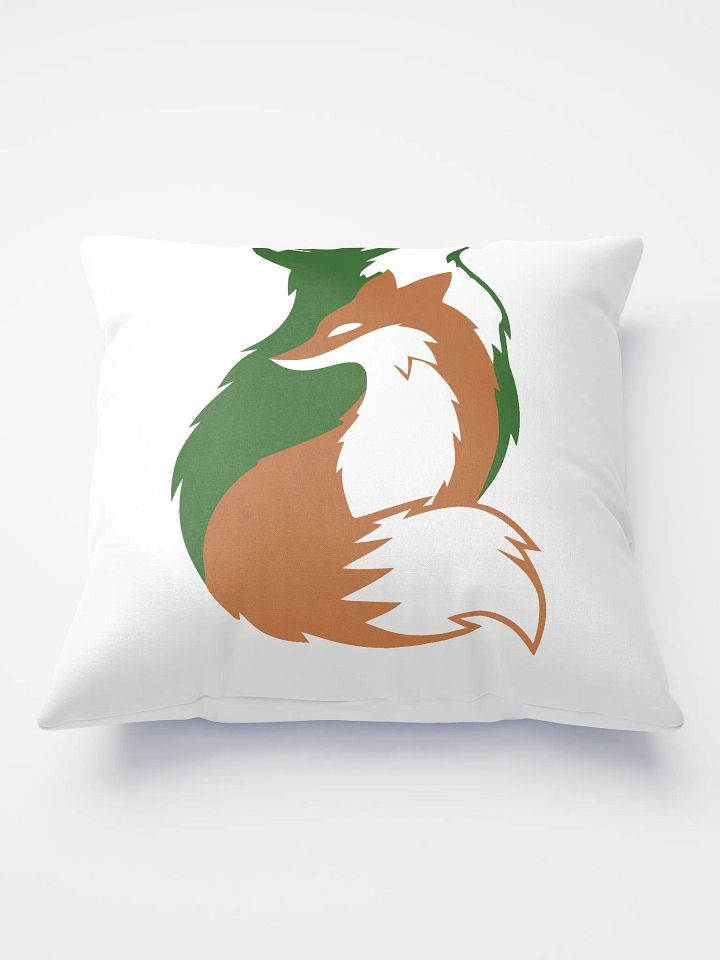 Fox Den Logo Throw Pillow product image (1)