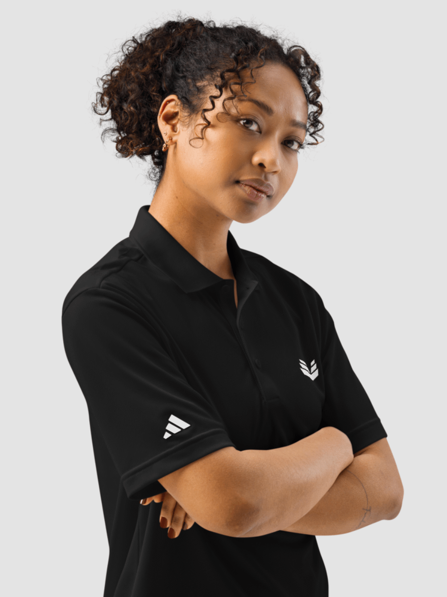 Valkence x adidas Sport Polo Shirt - Black product image (2)