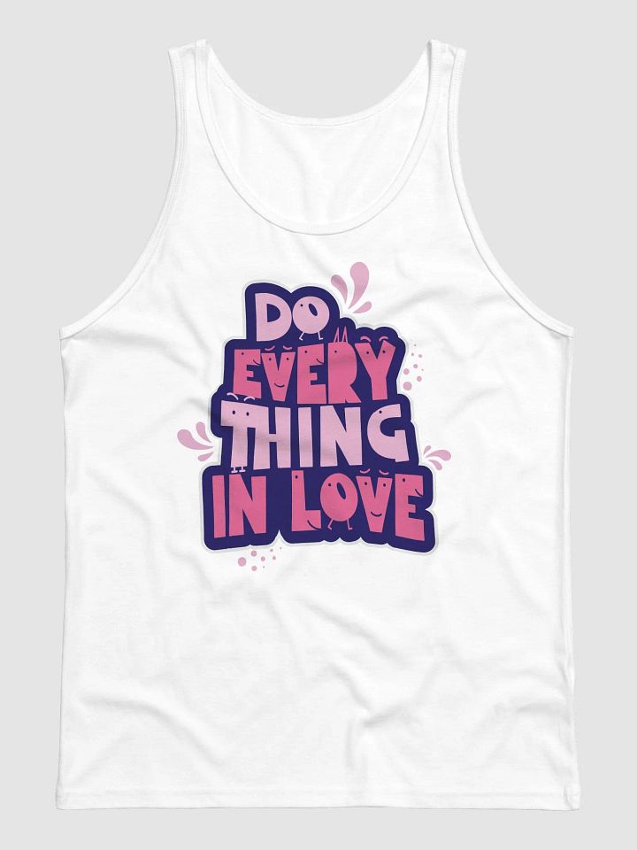 Do Everything In Love | Jersey Tank by Bella+Canvas product image (2)