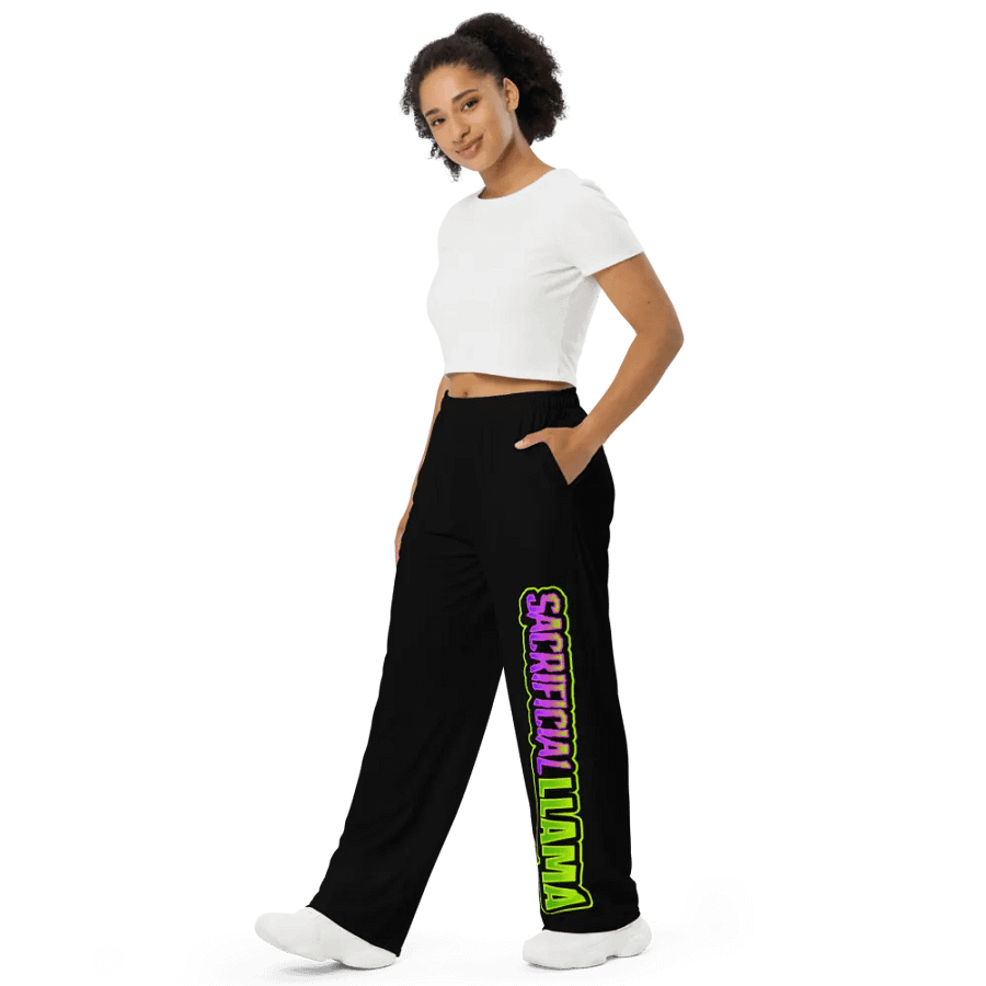 Llama Wide-Leg Pants product image (3)