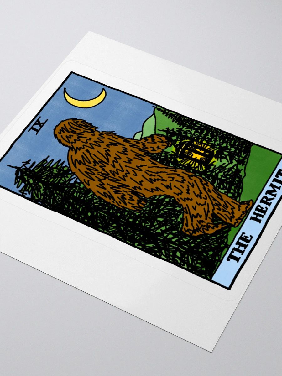 Bigfoot Hermit Tarot Card Sticker product image (3)