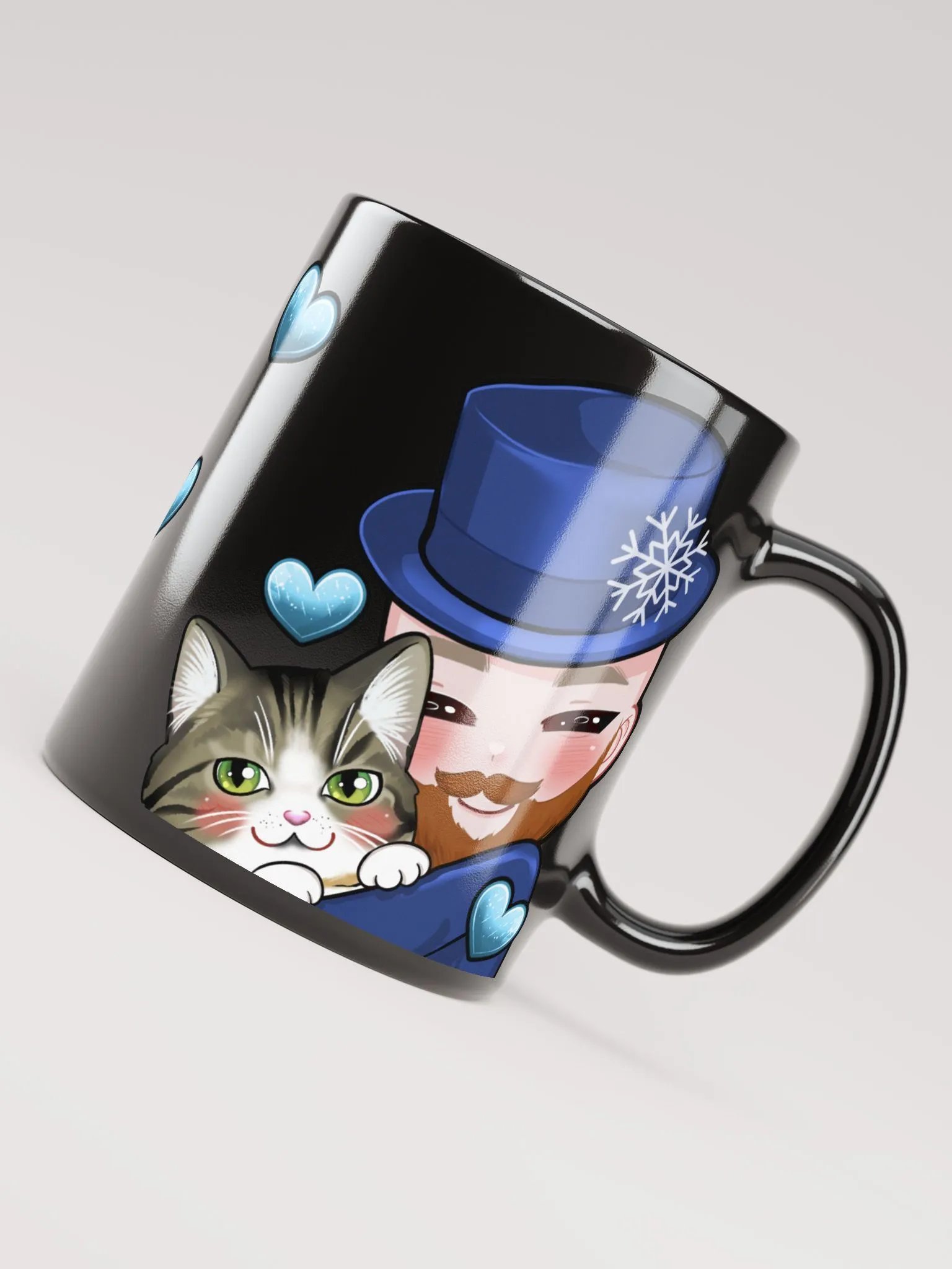 Hug Mug (Black Glossy) product image (4)