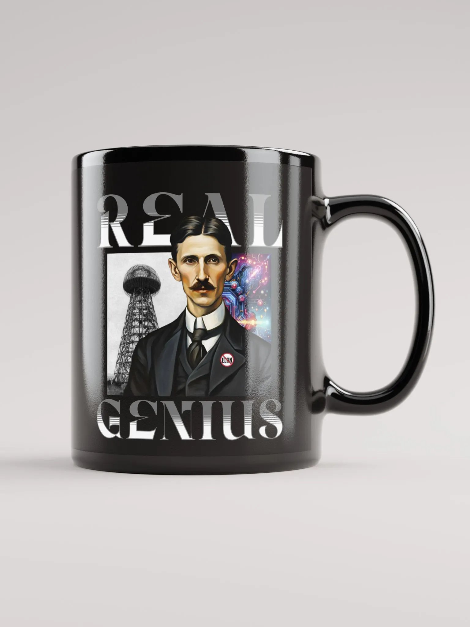 Nikola Tesla - Real Genius Anti-Elon Mug product image (2)