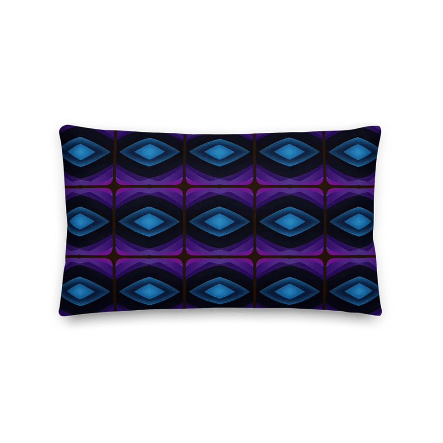 Purple & Blue Diamond Premium Pillow – Modern Geometric Comfort product image (2)