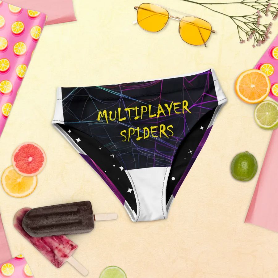 Neon Spider Web Multiplayer Bikini Bottoms product image (10)