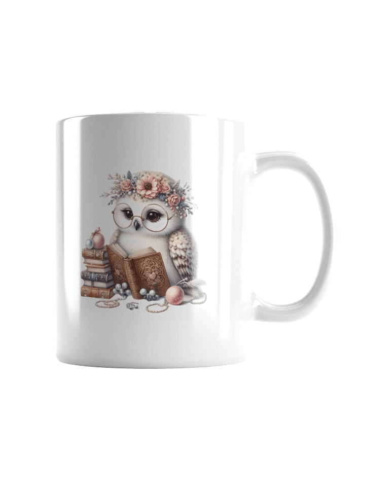 Reading Owl Mug – A Touch of Femininity and Warmth in Every Sip product image (1)