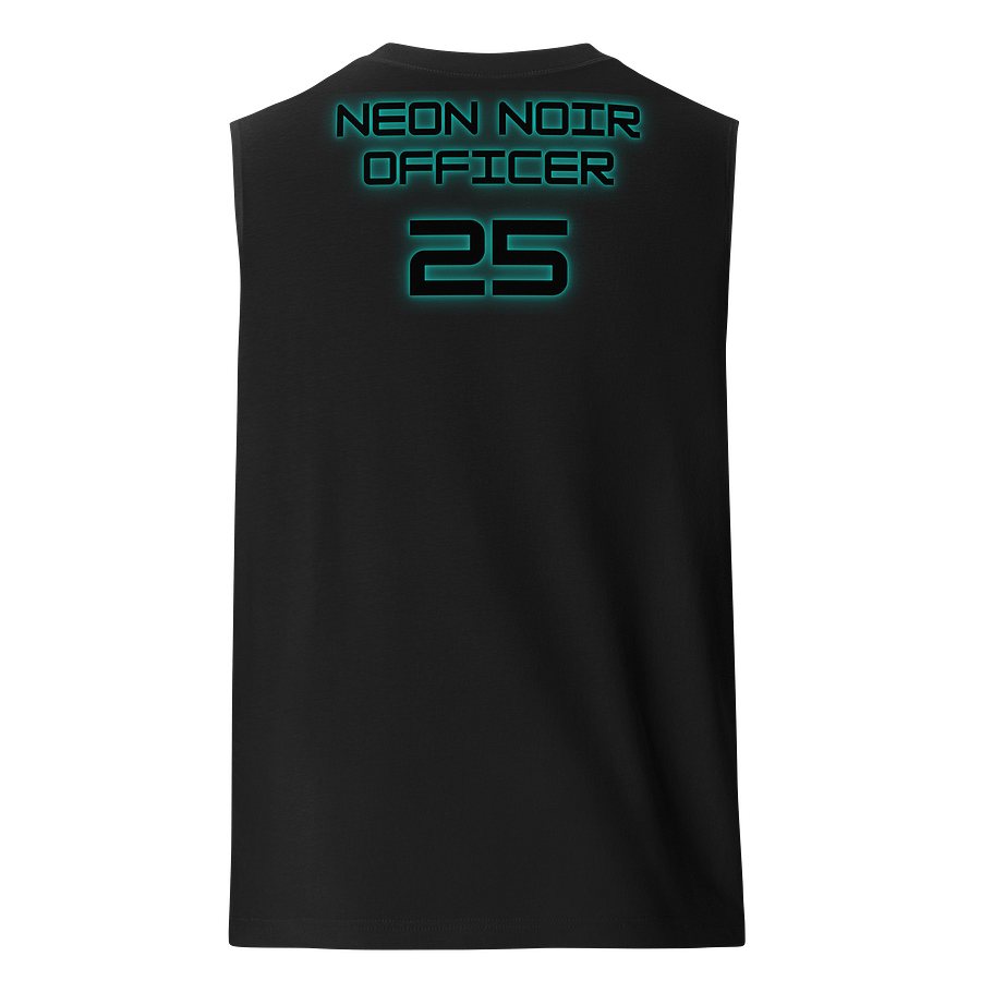 Neon Noir Officer 25 - Gym Tank (Black w/Crystal) product image (2)