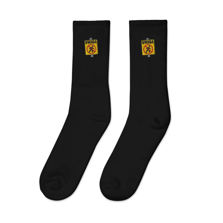 UWAGA Attention Crew Socks product image (8)
