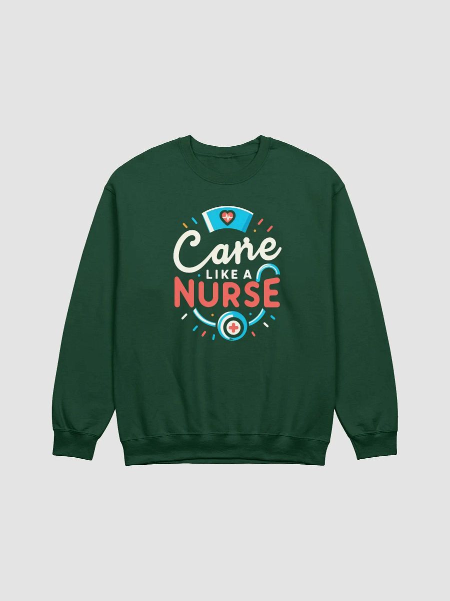 Stethoscope: Nurse's Care Crewneck Sweatshirt product image (3)