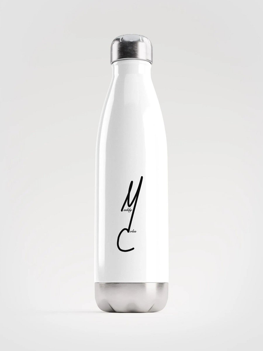 MC White Steel Bottle product image (1)
