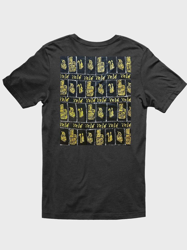 African Royalty Print T-Shirt by Yelé - Afro Fashion with Throne, Rod, Staff, and Crown Symbols product image (2)
