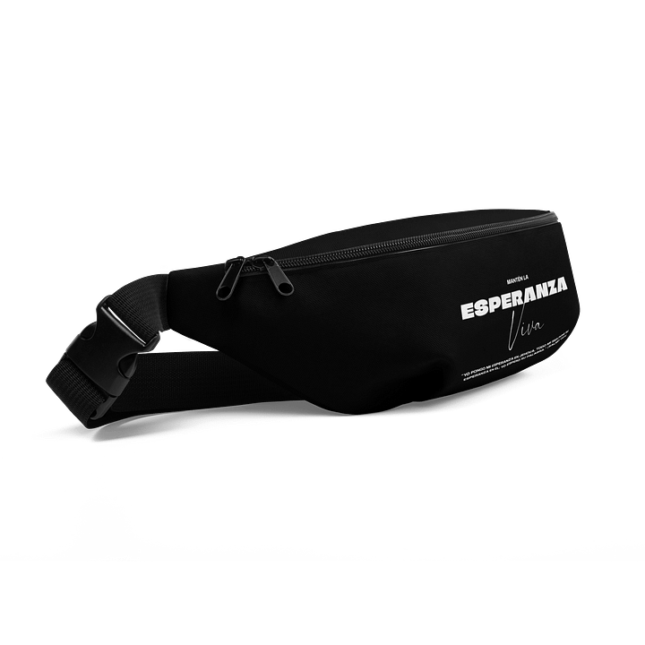 "Espera en Jehová" Salmo 130:5 Black Fanny Pack product image (2)