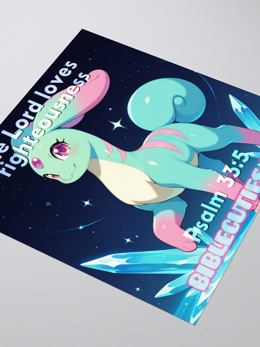 Bible Cuties Ruth - The Lord loves righteousness Sticker product image (5)