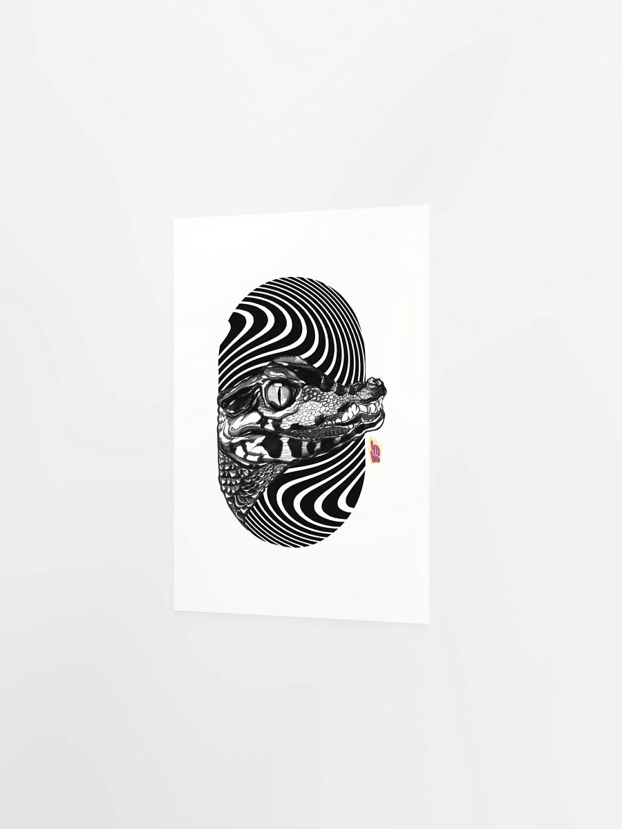 (Canvas) SUMINAGASHI BLACK CROCODILE product image (2)