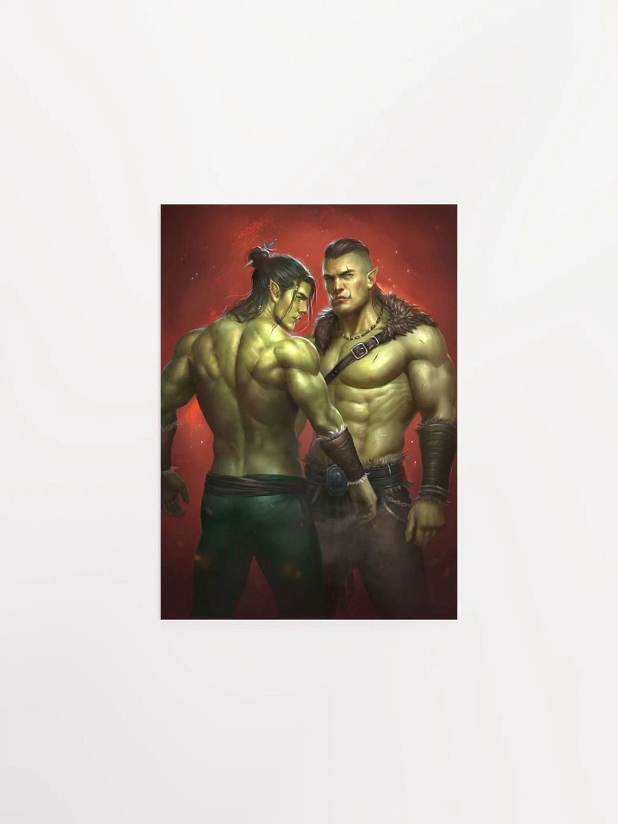 Killik and Ulfarr Art Print, by Skadior Art product image (1)