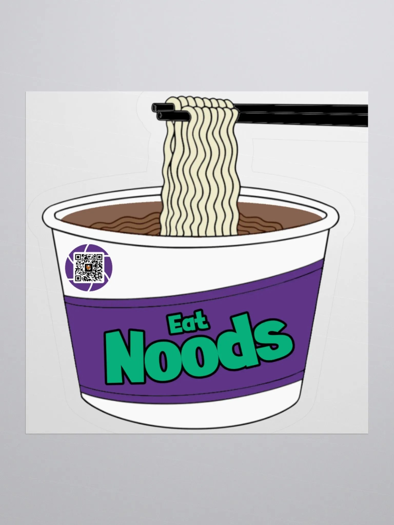 Eat Them Noods! (3") | March 2025 Sticker of The Month product image (1)