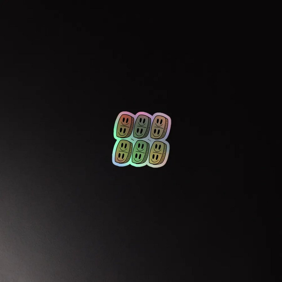 6 DOMS HOLOGRAPHIC STICKER product image (4)