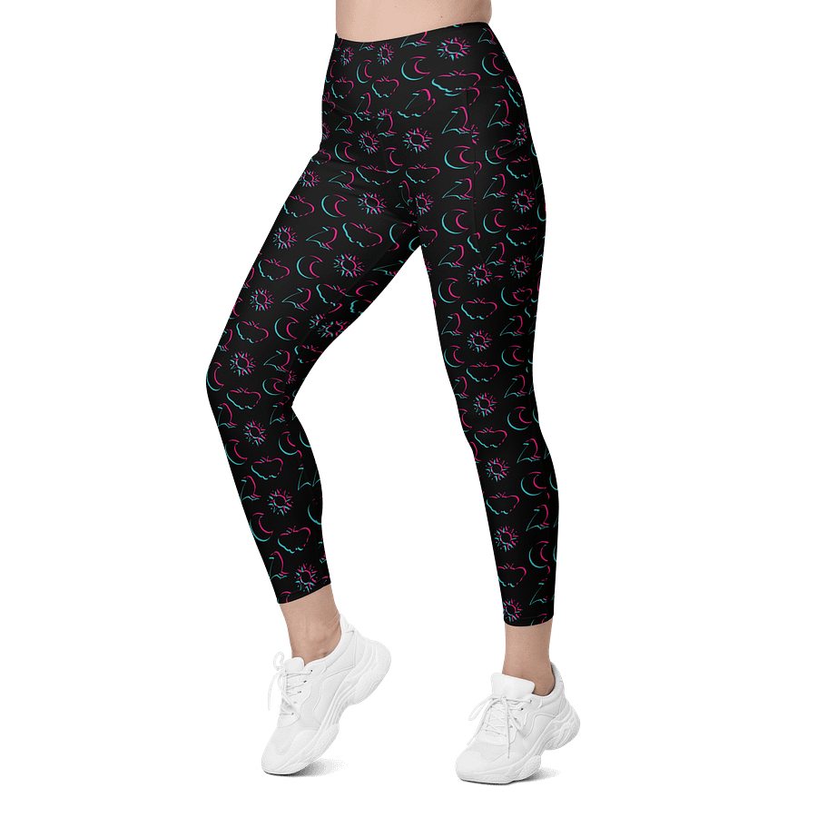Lost Records: Bloom & Rage Raven Sun Moon Moth Leggings product image (4)