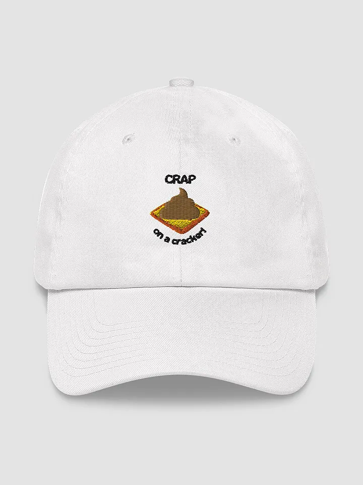 Cr*p on a Cracker Baseball Cap (White) product image (2)
