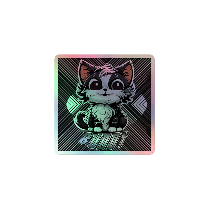 Buddy Kiss-Cut Holographic Sticker Sheet product image (1)
