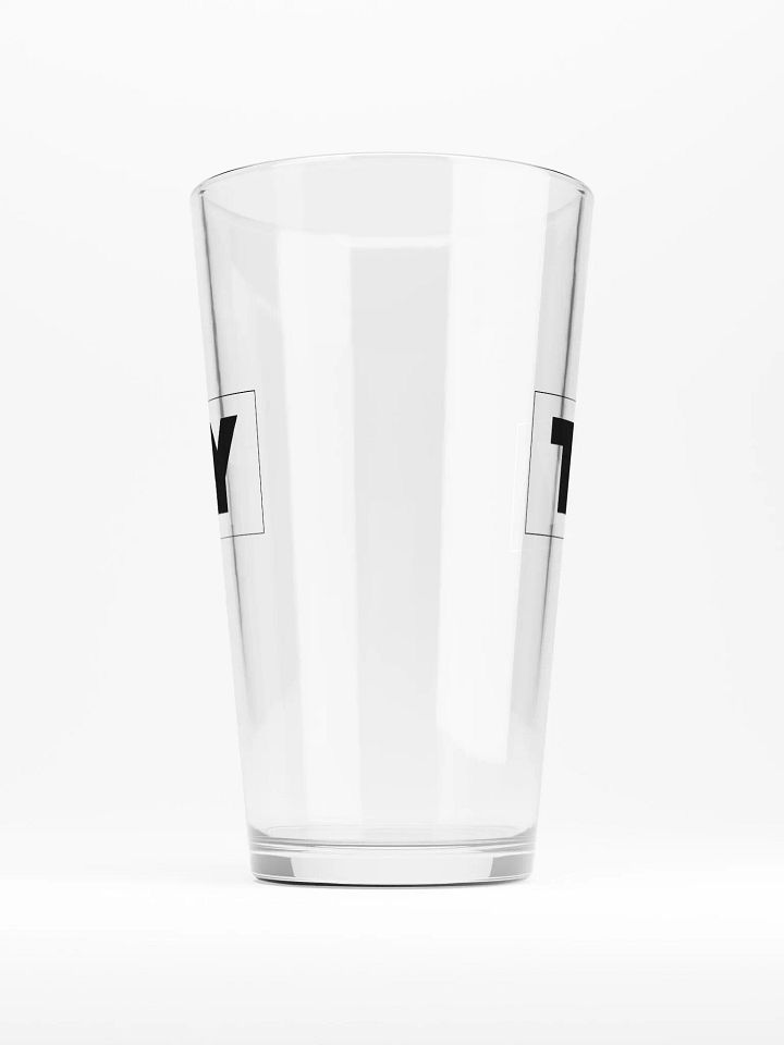 TRY Logo Pint Glass product image (2)