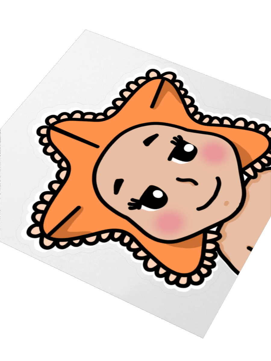 sonny angel starfish⭐ - kiss cut sticker product image (3)