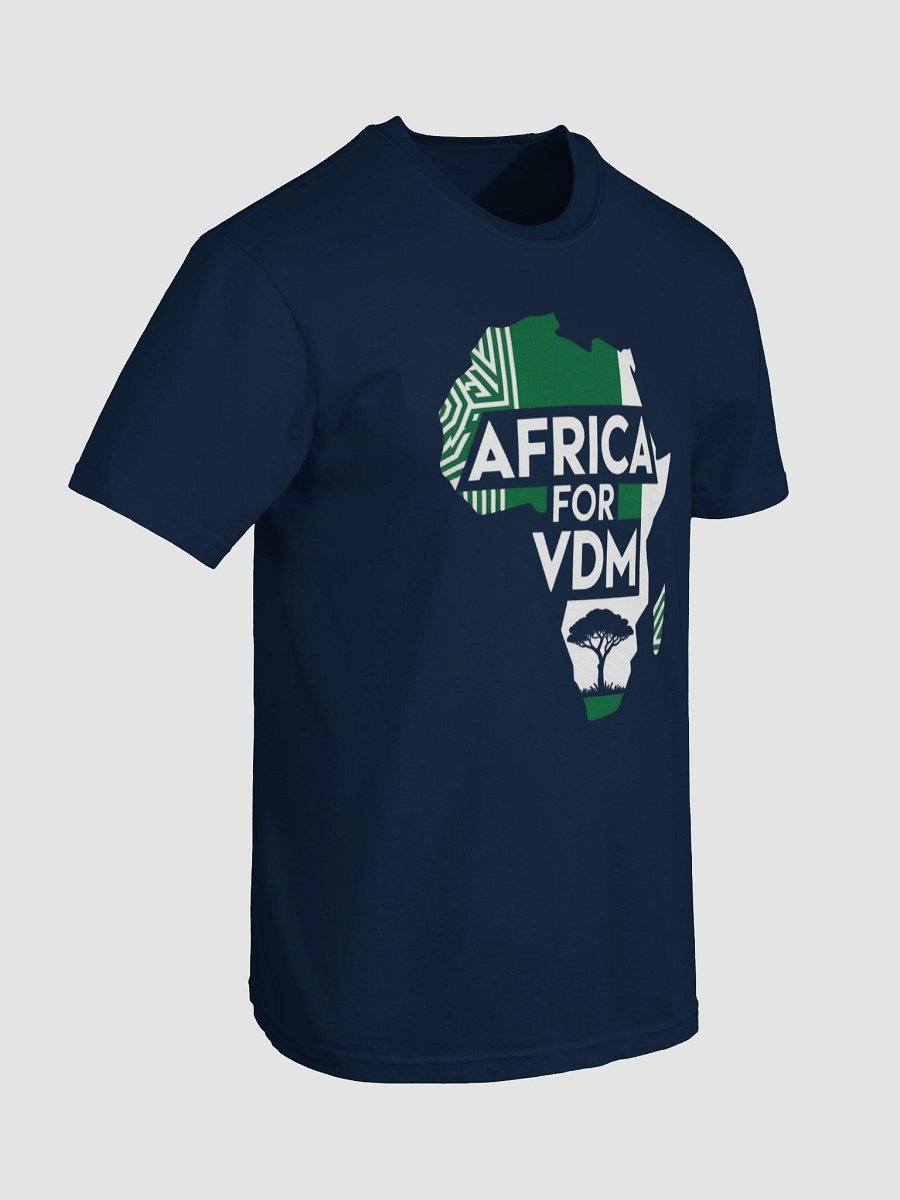 Africa for VDM Nigeria Naija Flag Ratel Very Dark Man Heavyweight T-shirt product image (89)