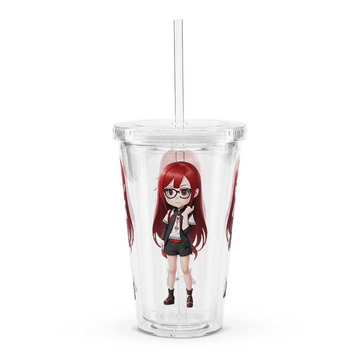 (Red CHIBI) K Clear Plastic Tumbler product image (2)