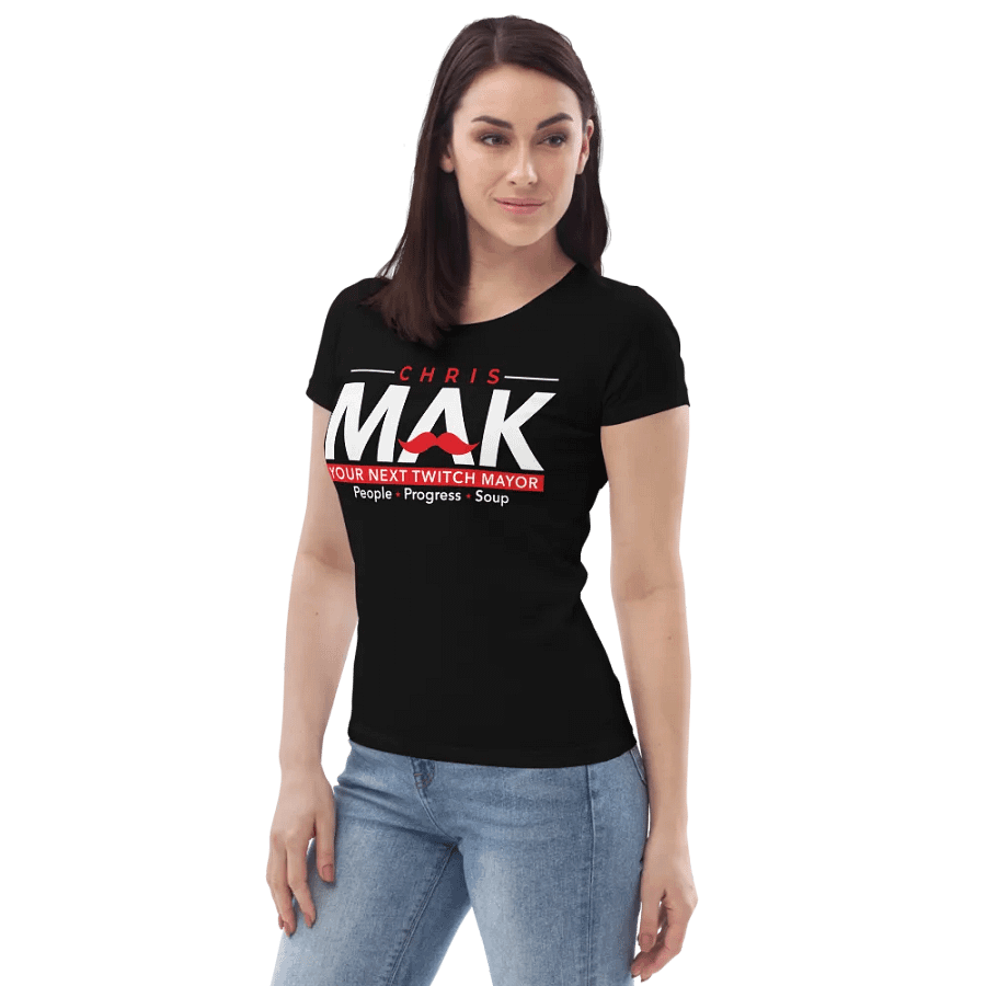 CHRIS MAK MAYOR WOMENS Black T product image (3)