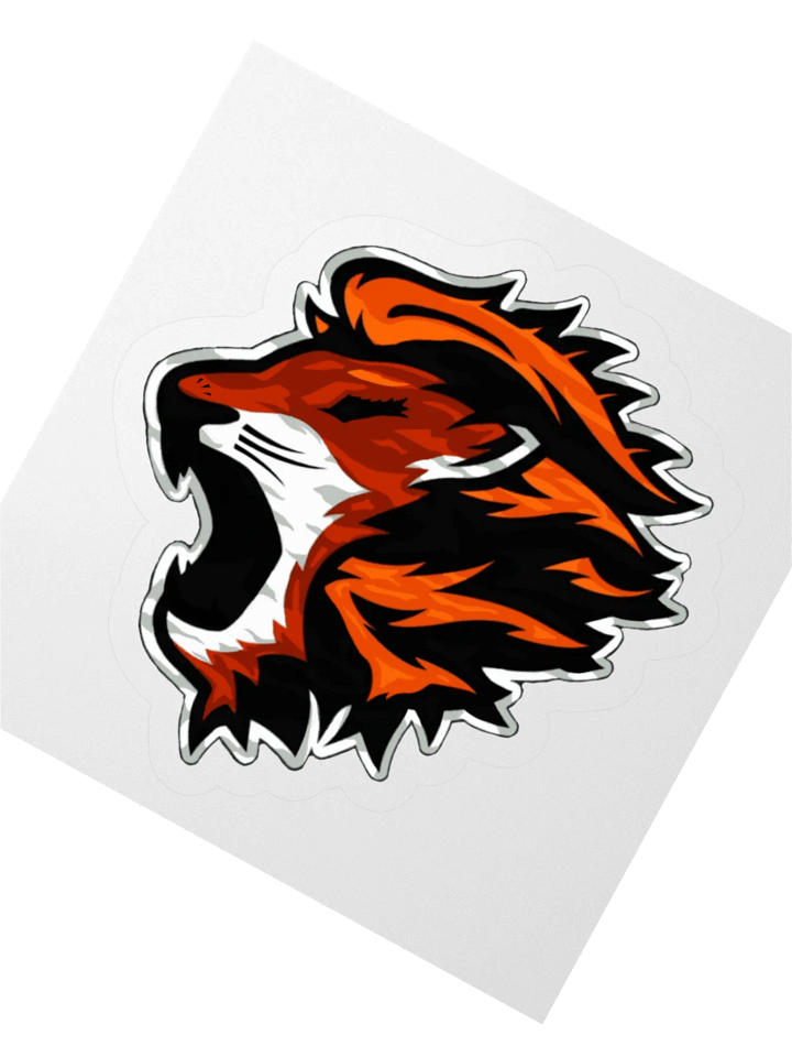Blood Sport Hockey Orange Cats XL Sticker product image (5)