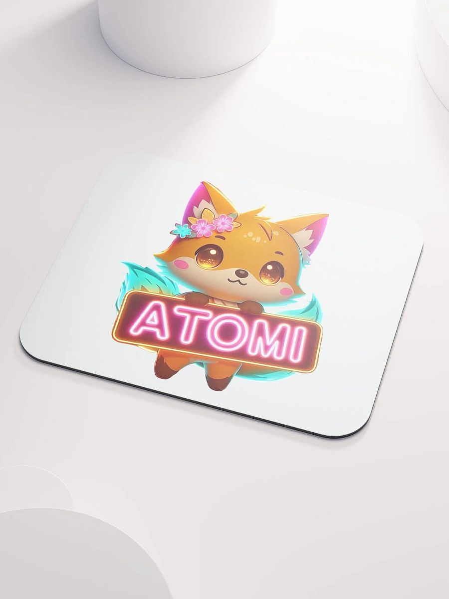 Neon Fox Dreams Mouse Pad product image (3)