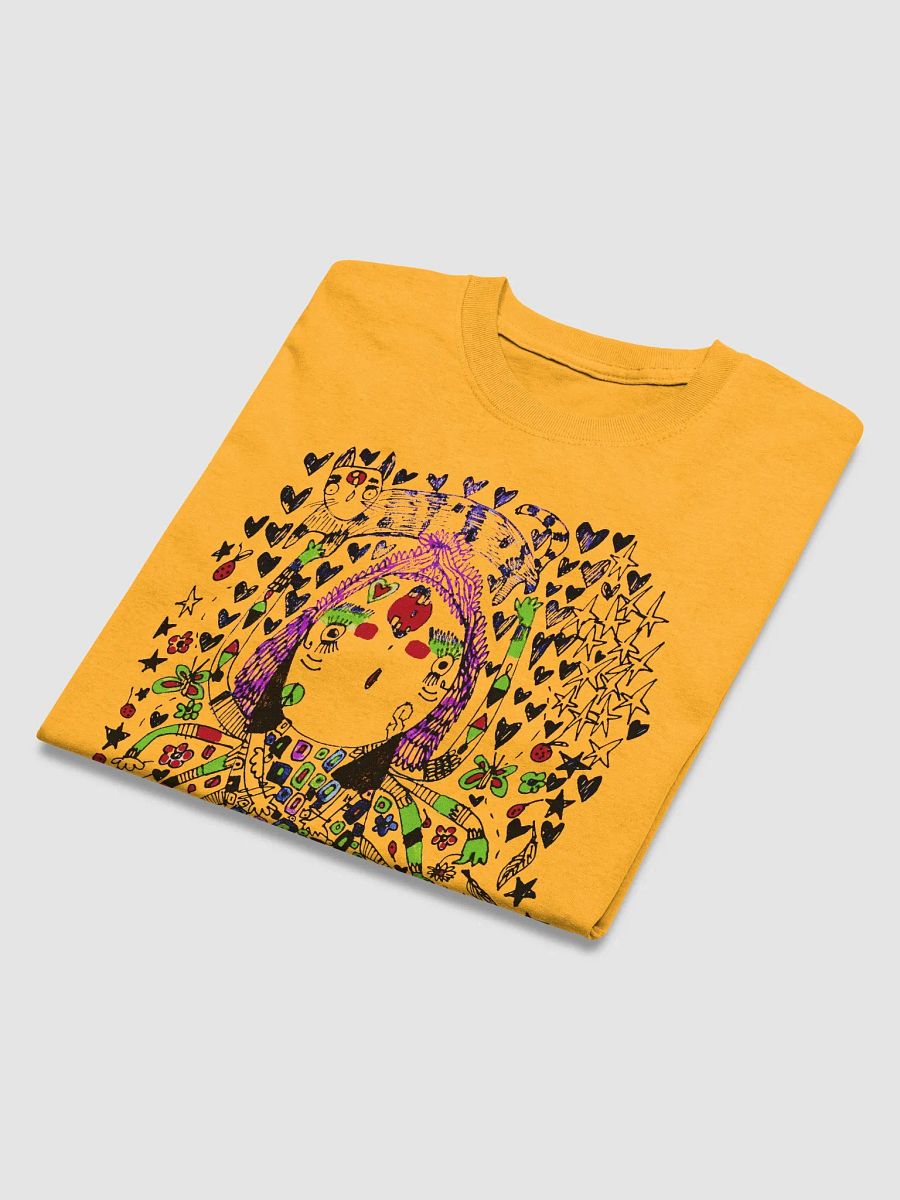 SJA Throwback Yellow Gildan Heavyweight T-shirt product image (2)