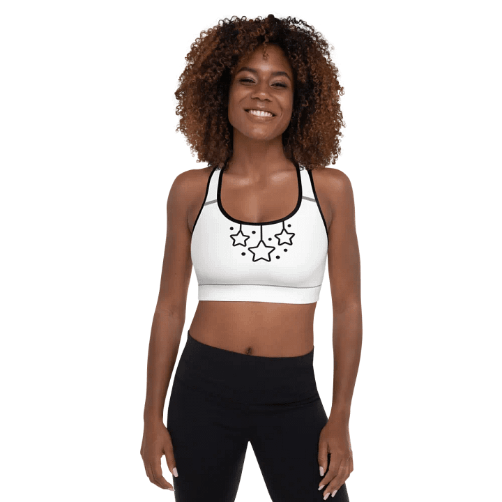 All-Over Print Padded Sports Bra product image (1)