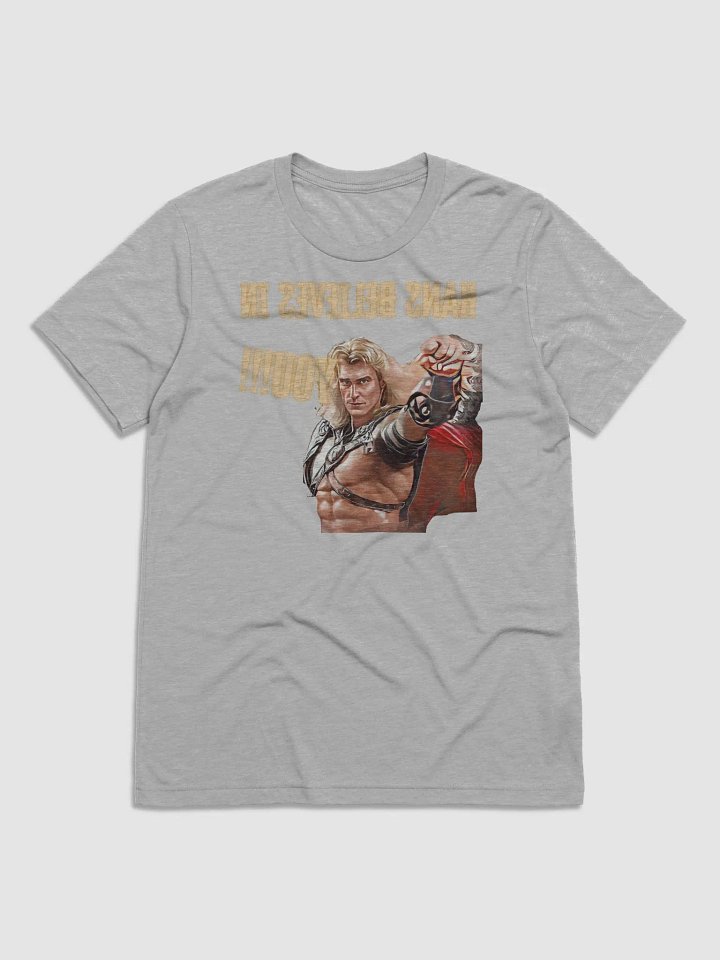 Hans Believes In You Gym Shirt product image (1)