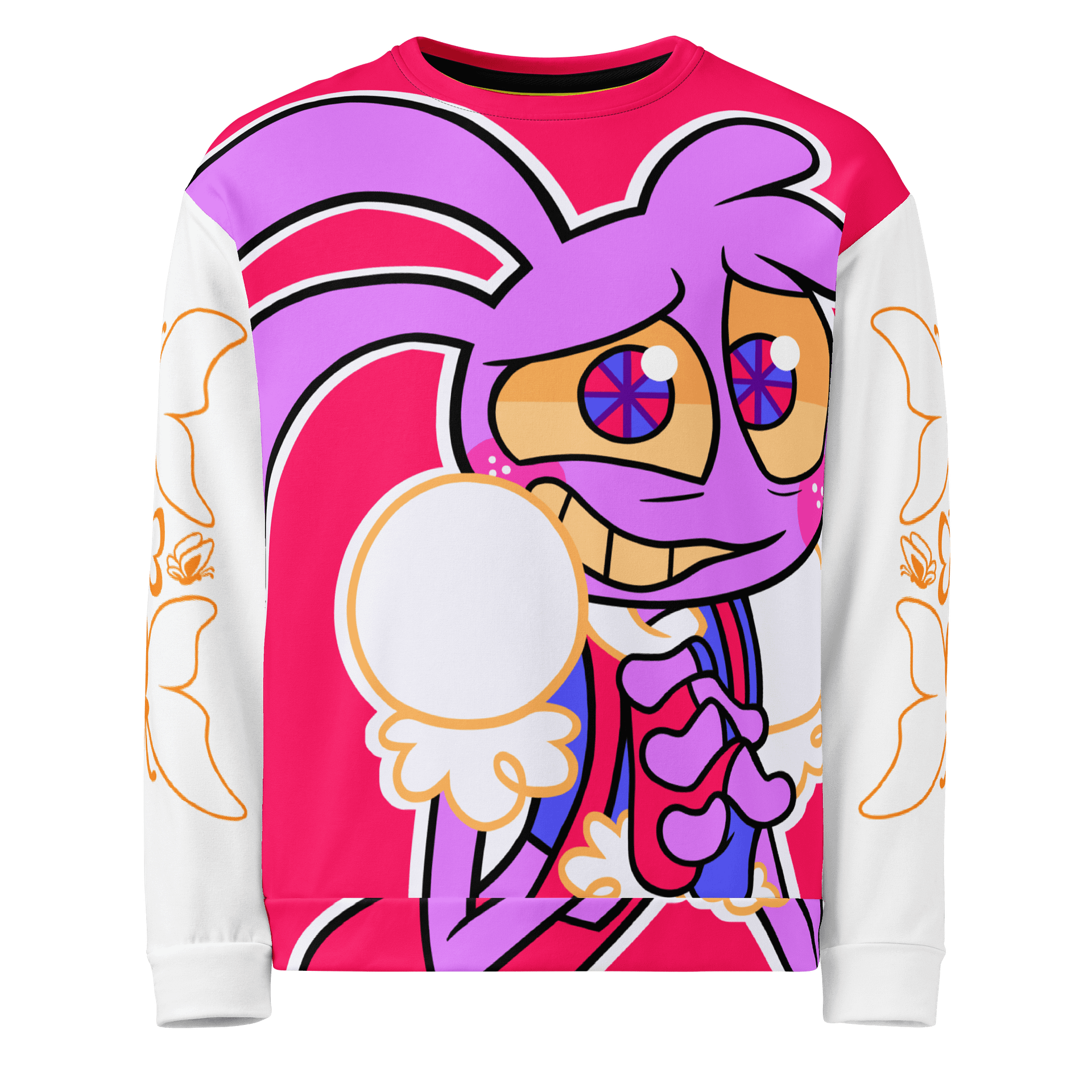 A Little Bit Bad - JAMMI All Over Longsleeve (Red/Whtie) product image (1)