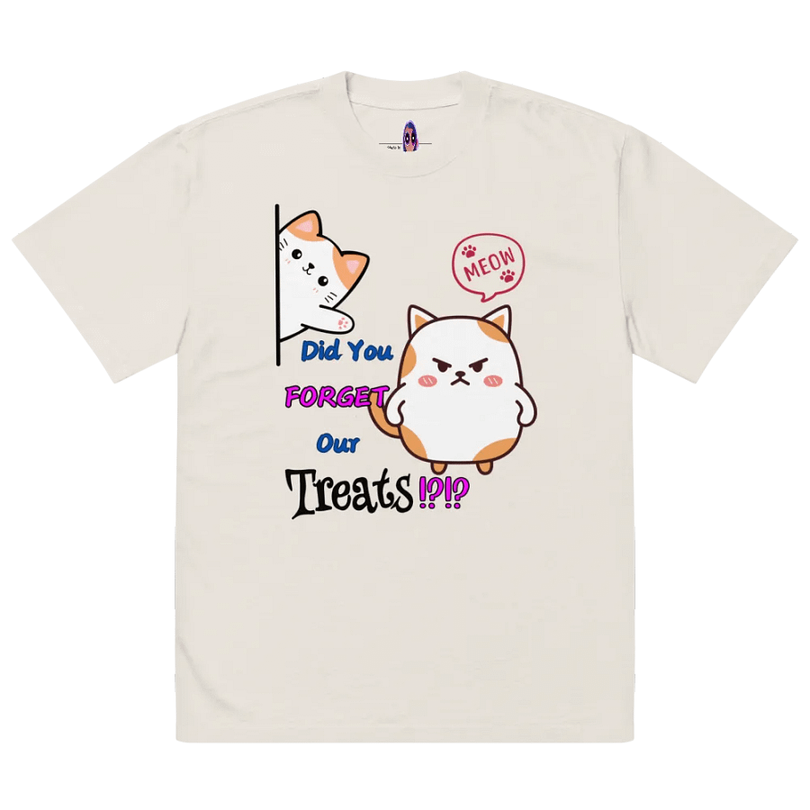 Cat Treats Oversized Tee product image (3)