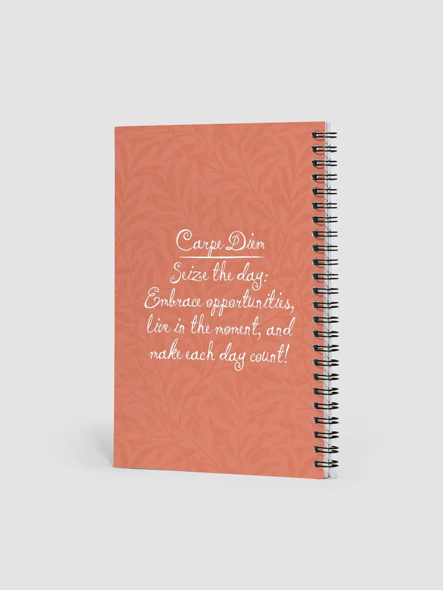 Carpe Diem Notebook Red product image (4)