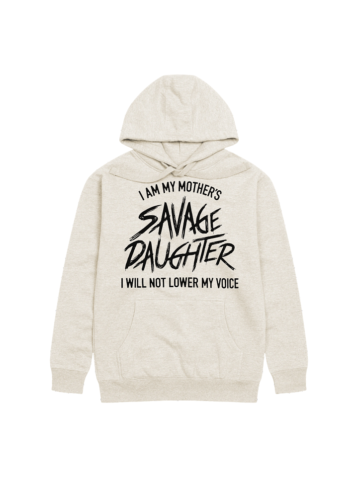 Savage Daughter Premium Hoodie (black print) product image (1)