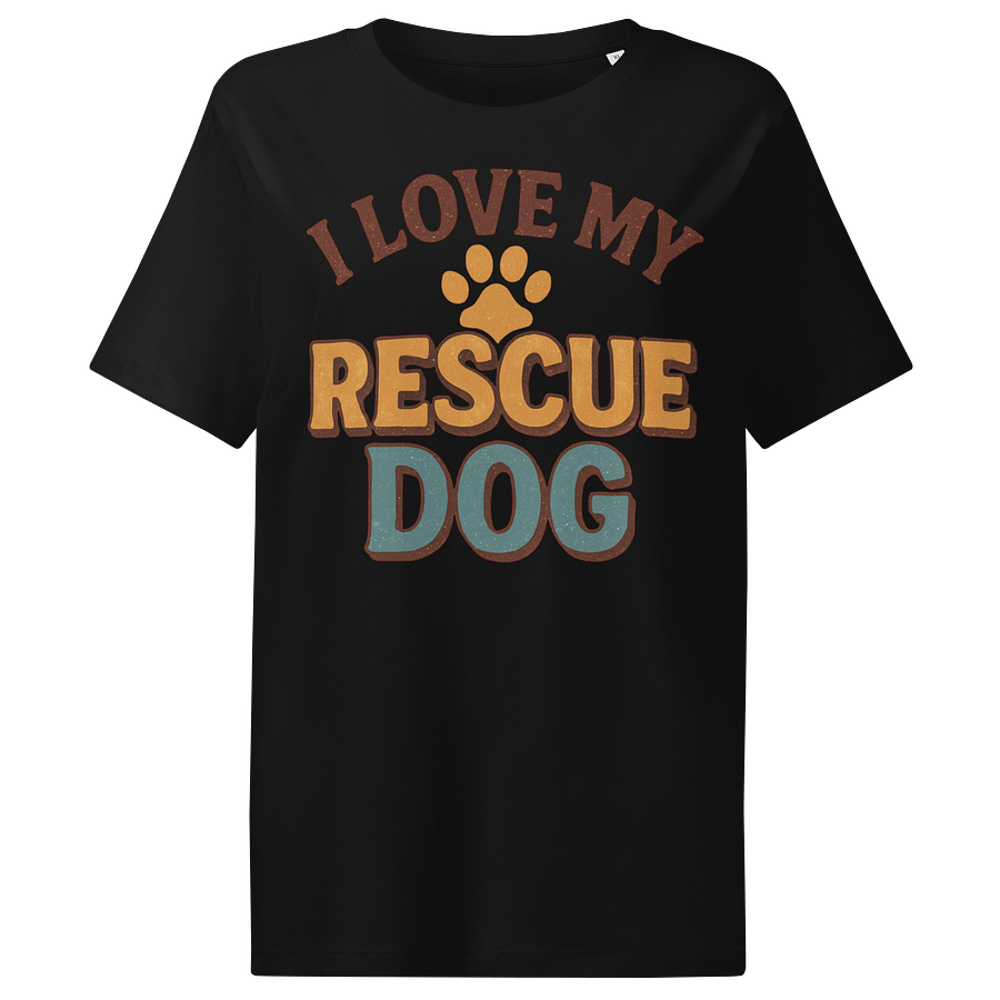 Rescue Dog Love Organic Tee product image (1)