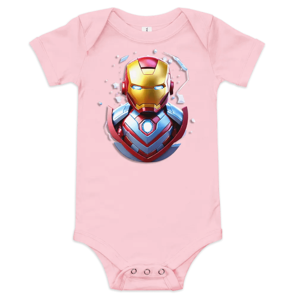 Baby Ironman Short Sleeve One Piece product image (4)