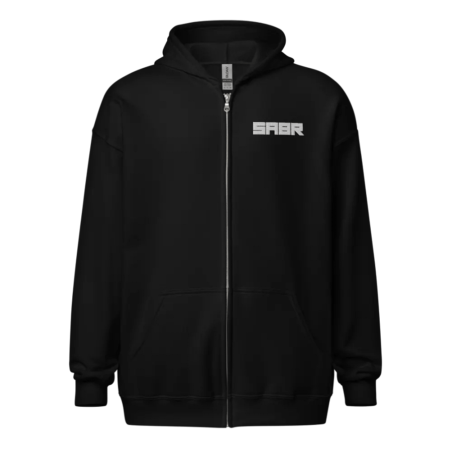 SABR White Logo Unisex Heavy Blend Zip Hoodie product image (1)