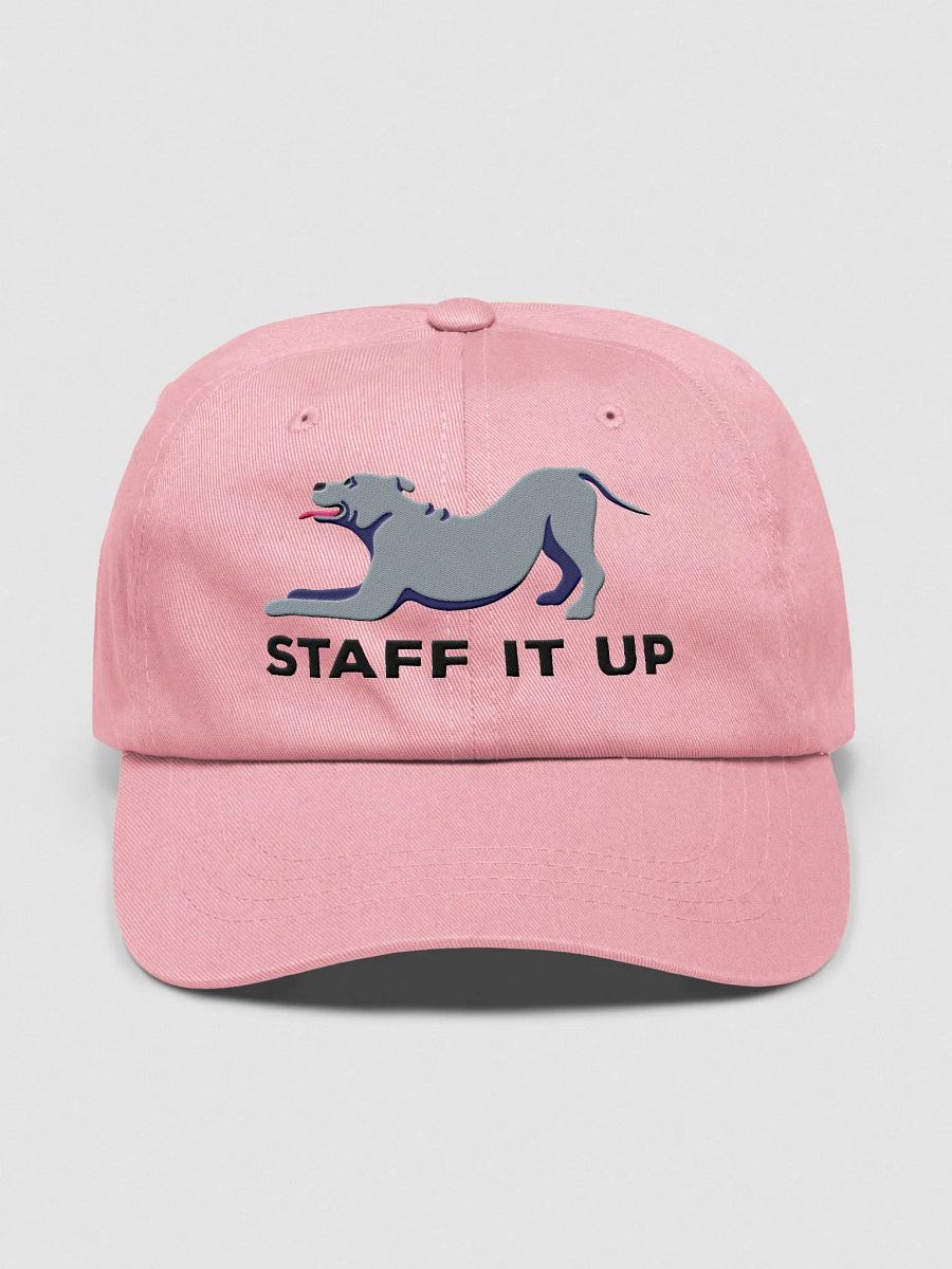 Staff It Up Classic Dad Hat(Embroidered) of a Staffordshire Terrier(Blue) product image (25)