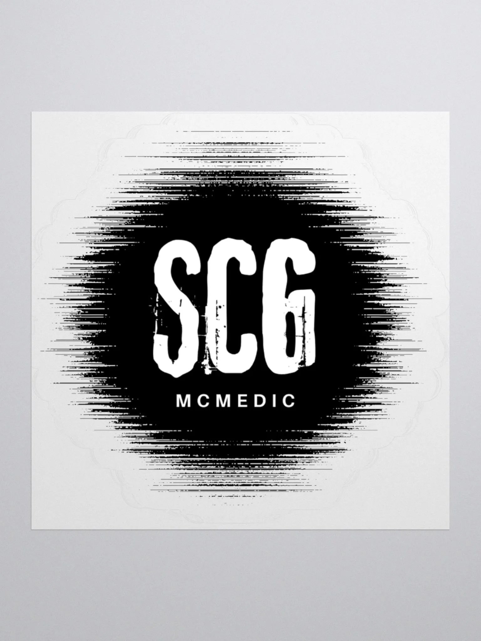 🔥 SCG x McMedic Sticker – Bold & Minimalist Gaming Design! 🚑🎮 product image (1)