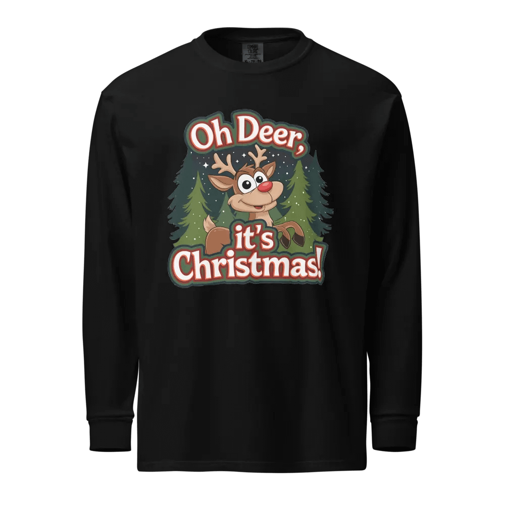 Festive Reindeer Christmas Long Sleeve Shirt product image (1)
