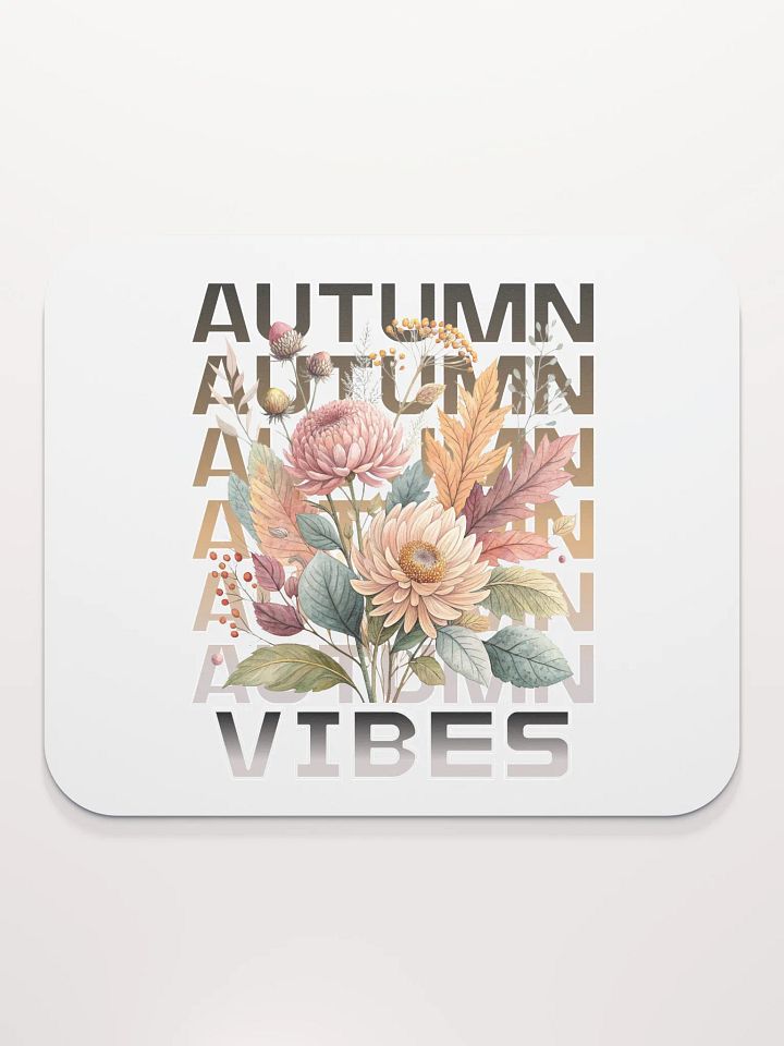 Autumn Vibes Boho Flowers Mouse Pad product image (1)