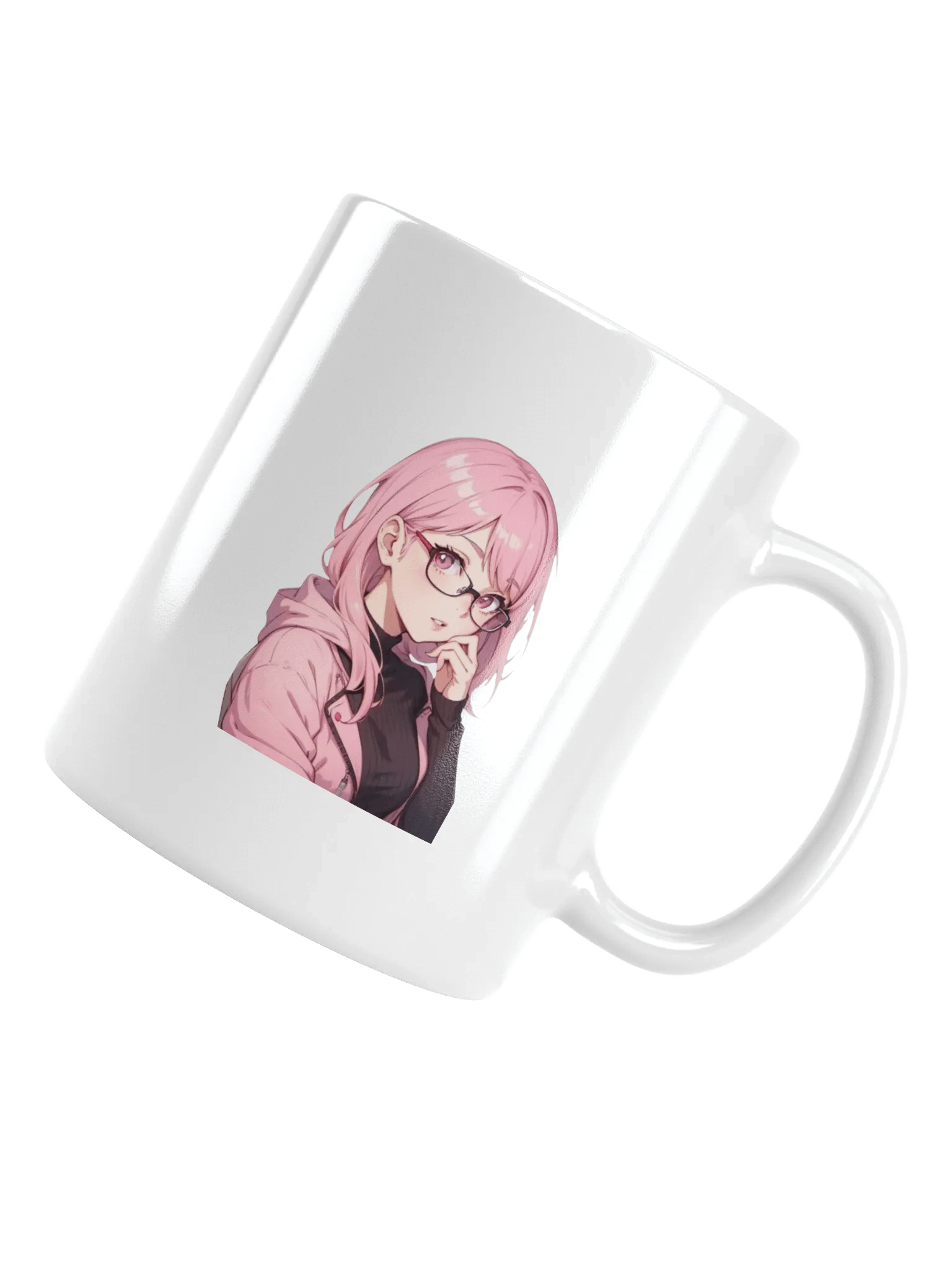 (PINK WAIFU) K White Mug product image (4)