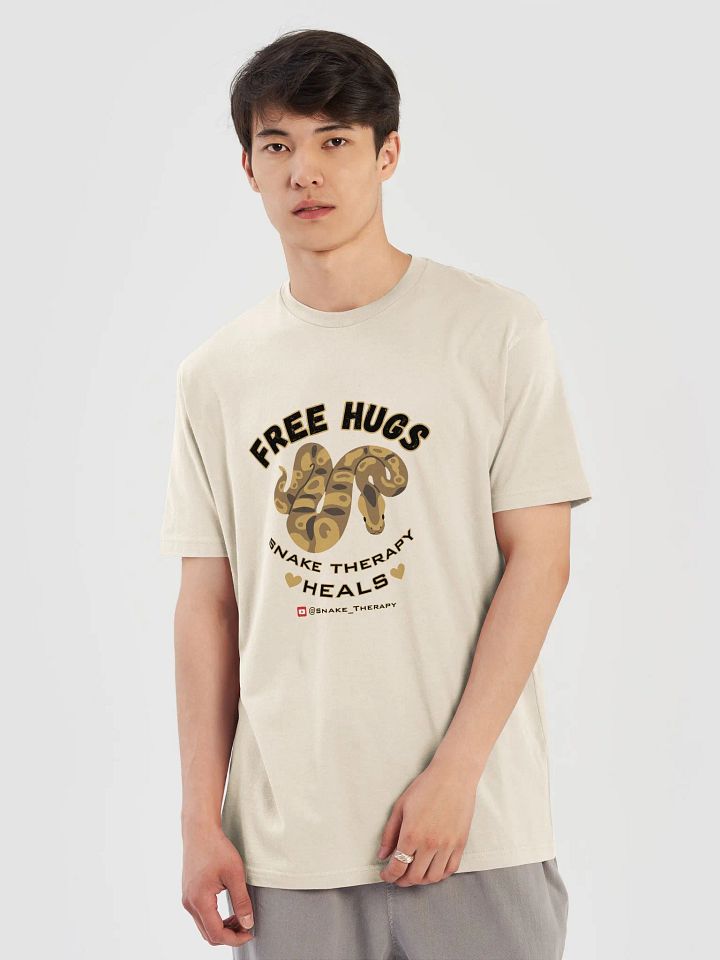 Unisex "Free Hugs" Ball Python Shirt (Light) product image (2)