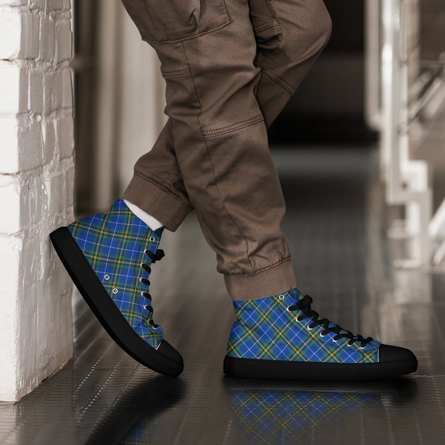 Nova Scotia Tartan Men's High Top Shoes product image (16)